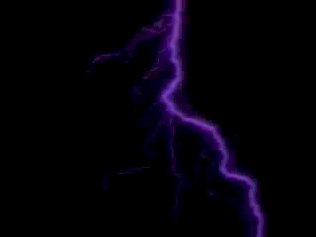 purple lightning storm1980s 1990s A4 Photo Print