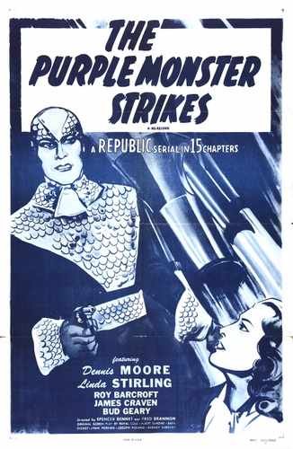 purple monster strikes  01 film star poster A4 Photo Print