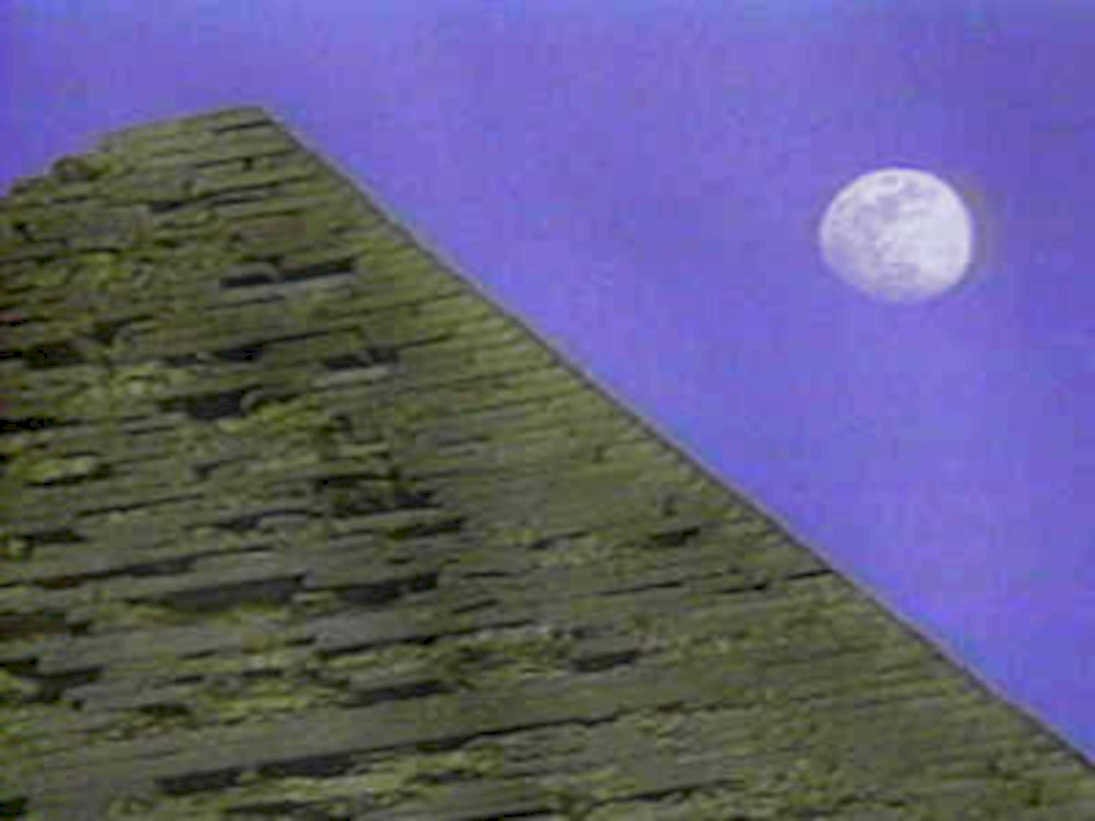 pyramid sunset mars1980s 1990s A4 Photo Print