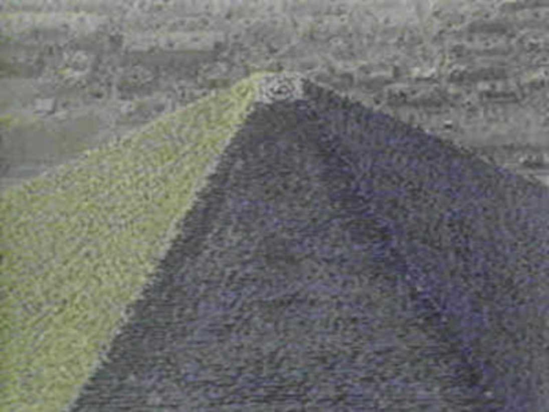 pyramids giza cityscape1980s 1990s A4 Photo Print