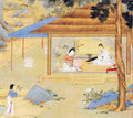 qiu ying Harp Player in a Pavillion Art A4 Photo Print
