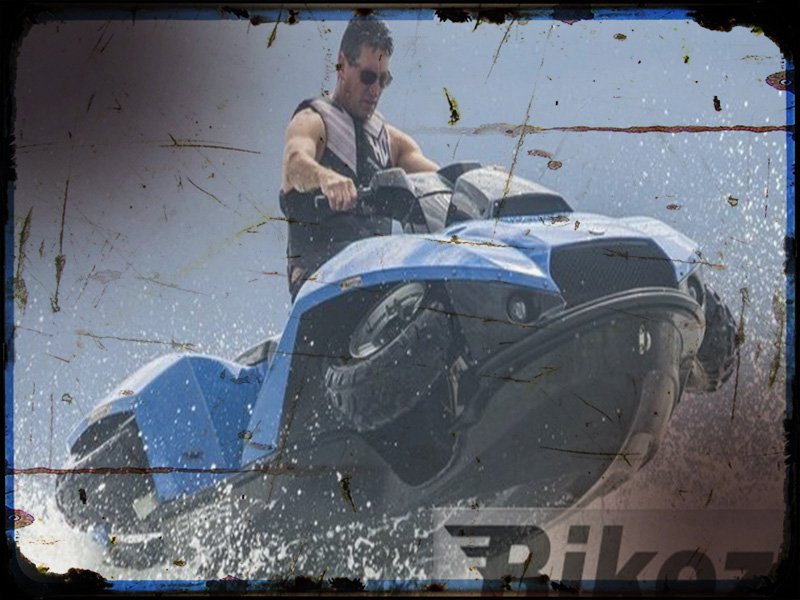 quadski Gibbs A4 Photo Print Motorbike Vintage Aged