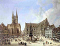 quaglio Brunswick City Market Art A4 Photo Print