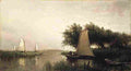 quartley On Synepuxent Bay Maryland Art A4 Photo Print