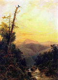 quartley Sunset in the Catskills Art A4 Photo Print