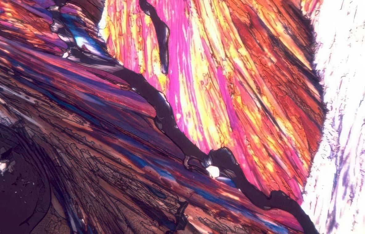 quartz crystal interference Vintage A4 Photo Print