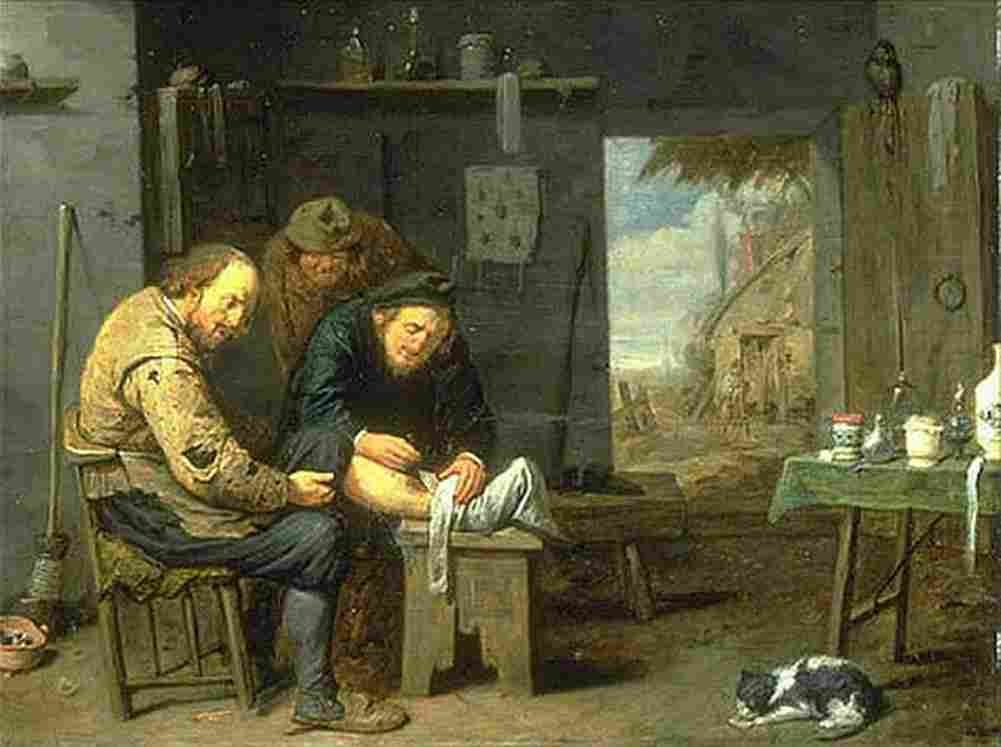 quast The Village Surgeon Art A4 Photo Print