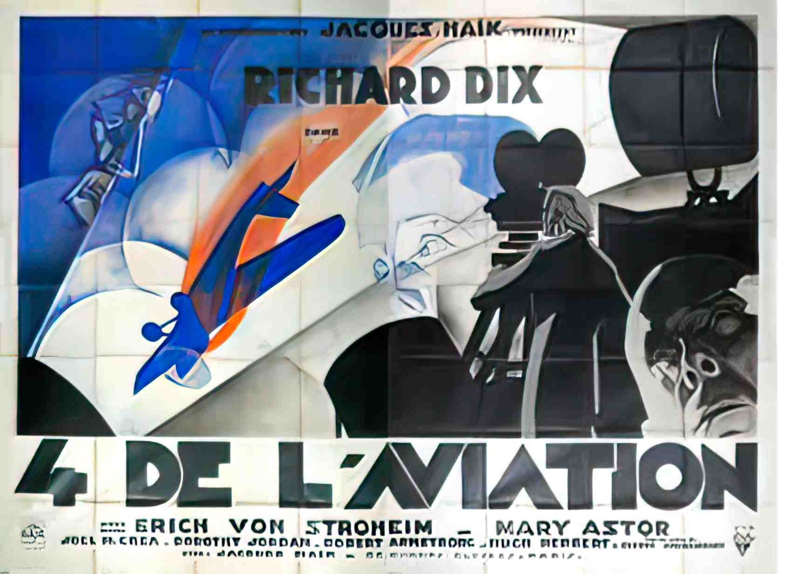 quatre de l aviation 4P Advert A4 Photo Print