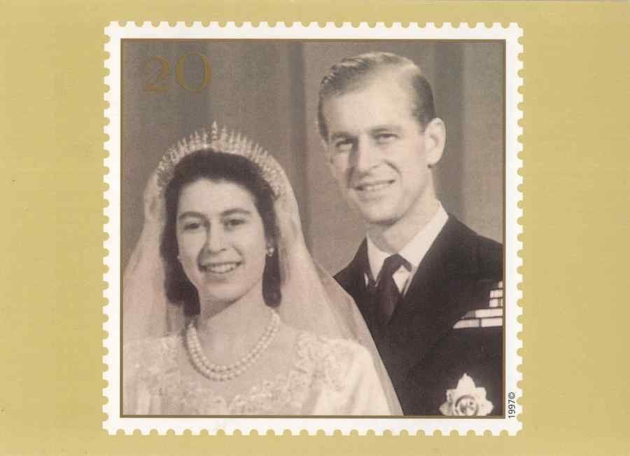 queen elizabeth ii golden wedding day anniversary 161335 A4 Photo Print