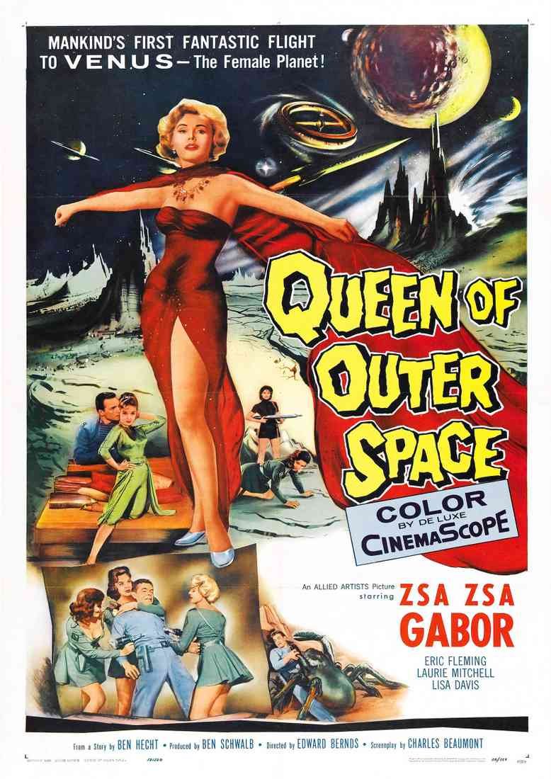 queen of outer space poster 01 A4 Photo Print