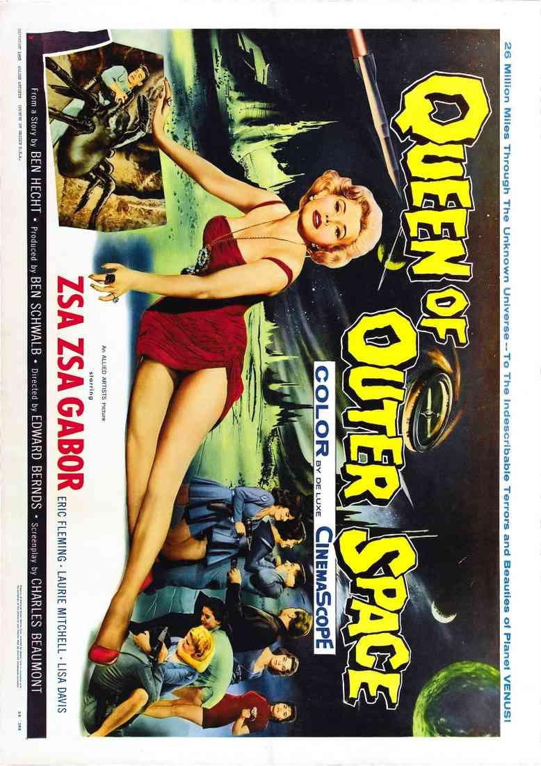 queen of outer space poster 02 A4 Photo Print
