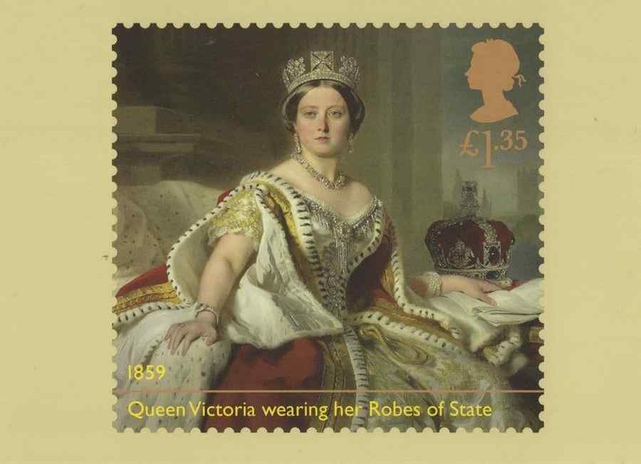 queen victoria wearing royal robes 161345 A4 Photo Print
