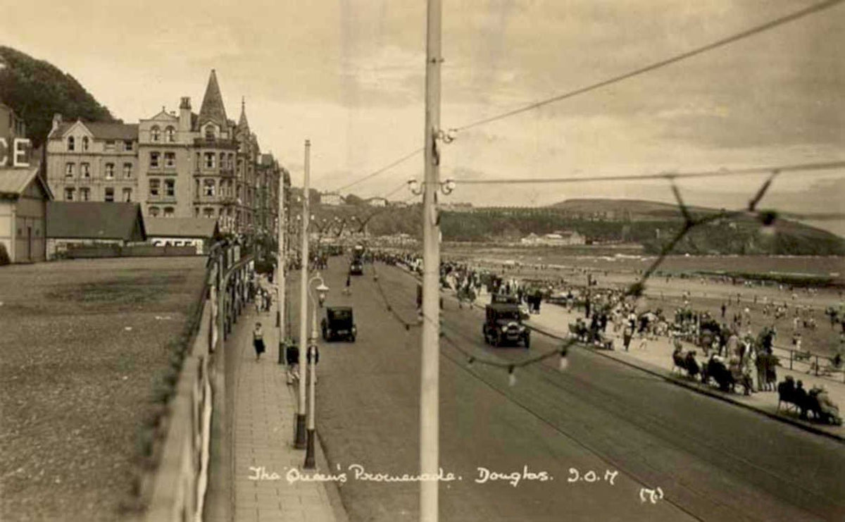 queens promenade douglas 2Vintage 1880s 1900s A4 Photo Print