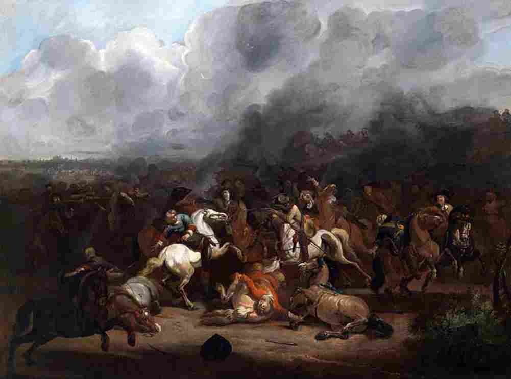 querfurt Cavalry Engagement Art A4 Photo Print