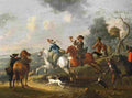querfurt Departure for Hunting Art A4 Photo Print