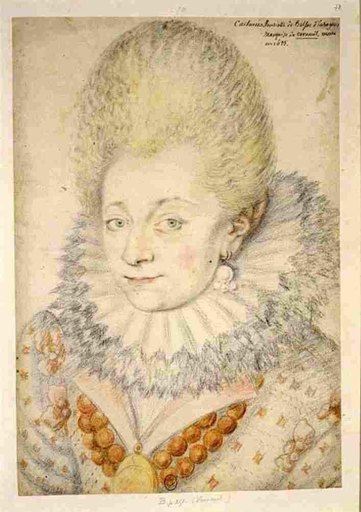 quesnel Catherine Henriette de Balzac D entragues Art A4 Photo Print