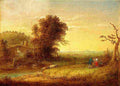 quidor john landscape with figures Art A4 Photo Print
