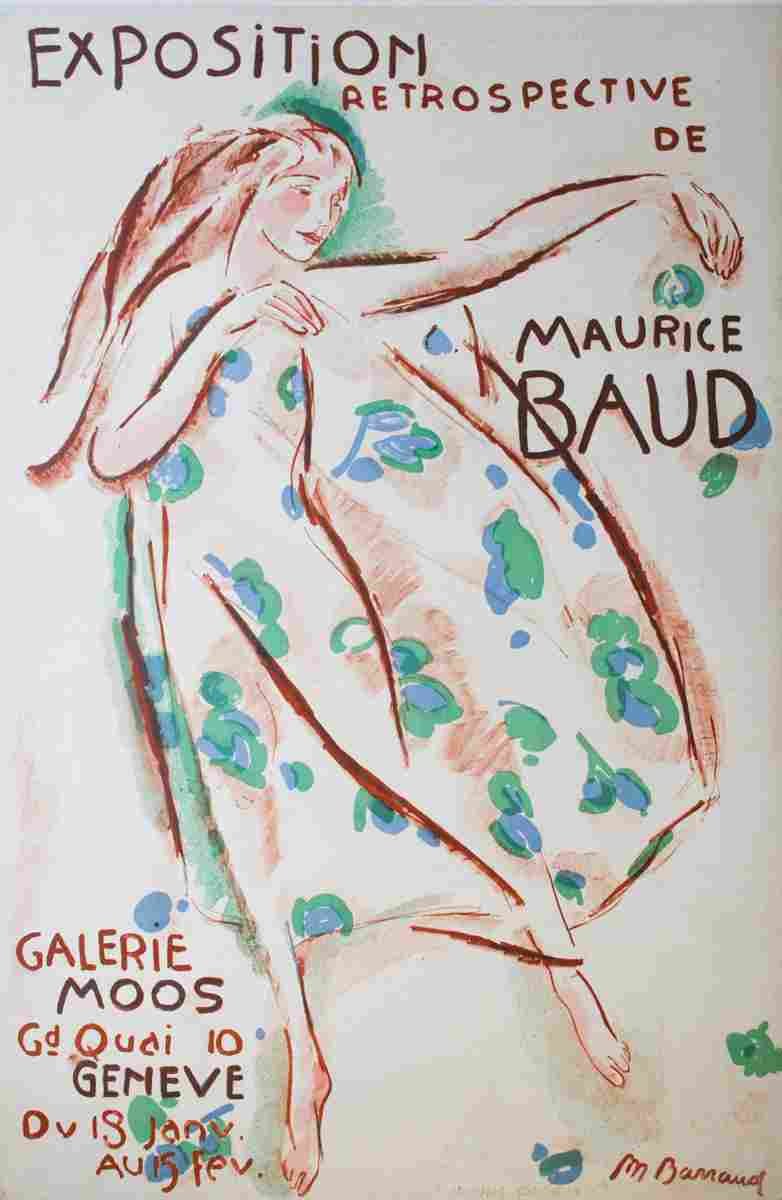 quinzaine de l elegance geneve maurice barraud 1943 9 Advert A4 Photo Print