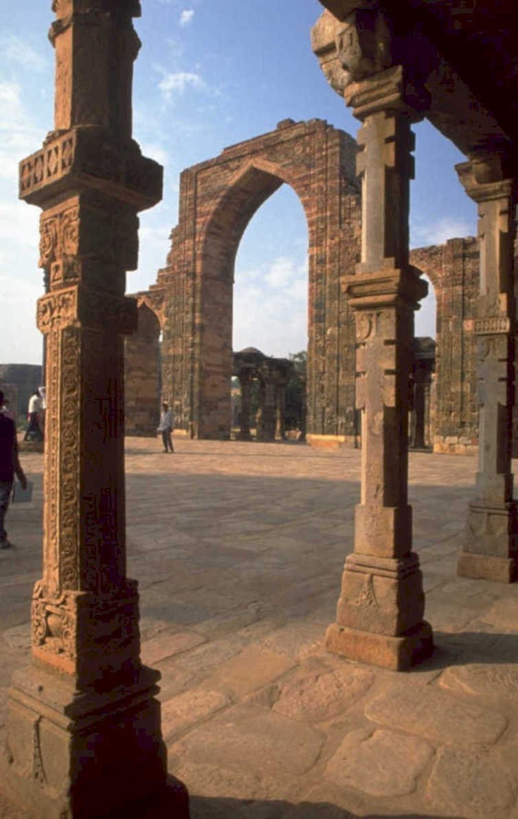 qutb minar stone 1980s 1990s A4 Photo Print