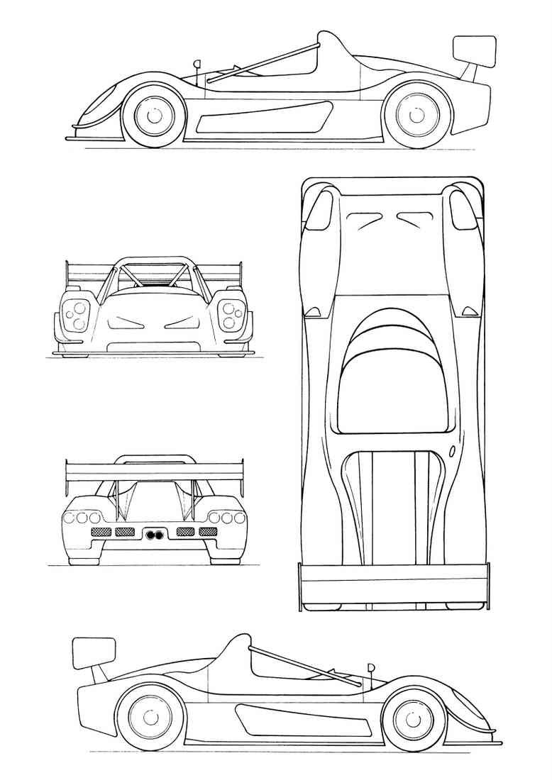 radical sr8 Blueprint 2023 A4 Photo Print
