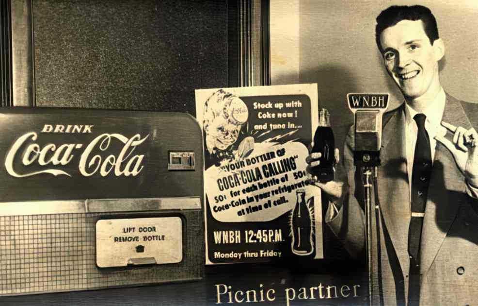 radio coca cola Vintage world war A4 Photo Print
