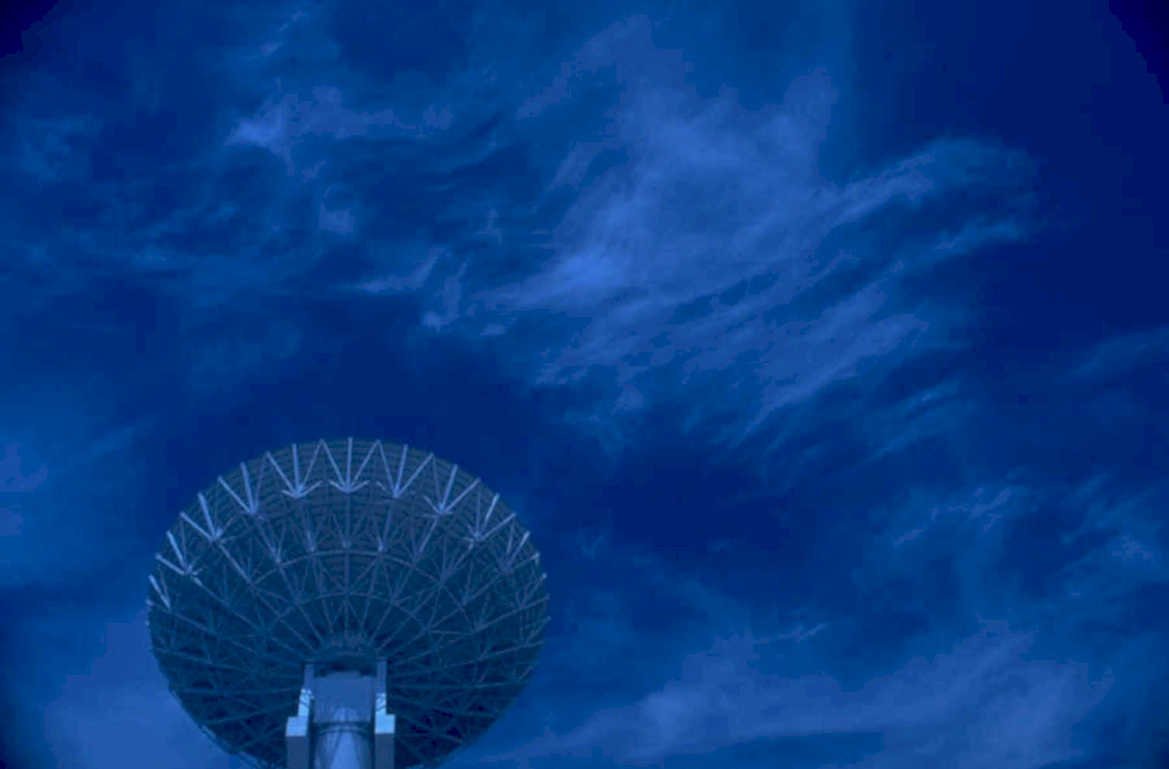 radio telescope sky 1980s 1990s A4 Photo Print