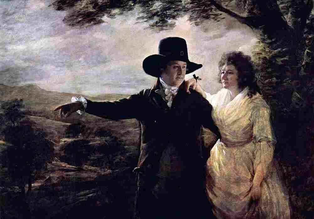 raeburn Sir John and Lady Clerk Art A4 Photo Print