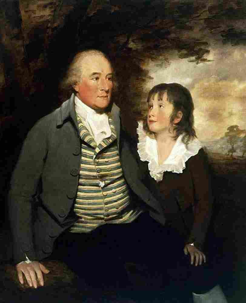 raeburn William Ferguson and his Son Art A4 Photo Print