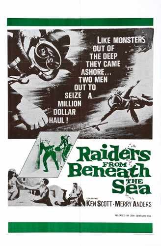 raiders from beneath the sea  01 film star poster A4 Photo Print