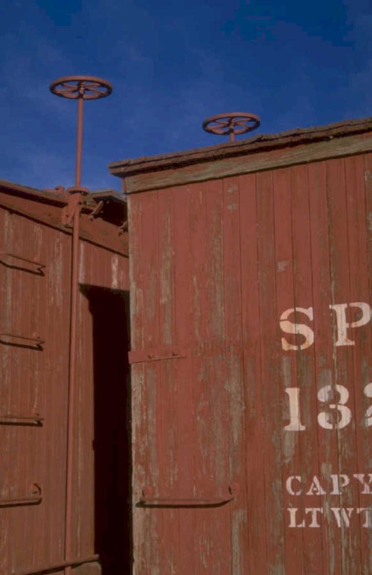 railroad boxcar sp131 1980s 1990s A4 Photo Print