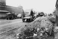 railroad freight yard Vintage world war A4 Photo Print