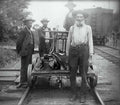 railroad workers wv Vintage world war A4 Photo Print