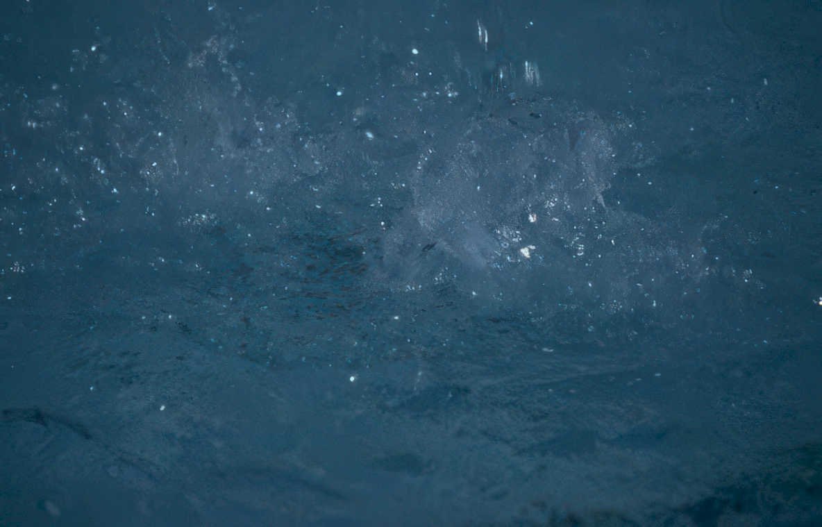 rain drops ice Vintage A4 Photo Print