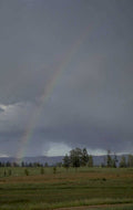 rainbow montana hills 1980s 1990s A4 Photo Print