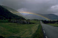 rainbow mountain road 1980s 1990s A4 Photo Print