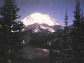 rainier landscape path1980s 1990s A4 Photo Print