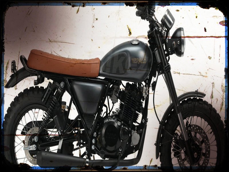 rambler 250 Herald A4 Photo Print Motorbike Vintage Aged