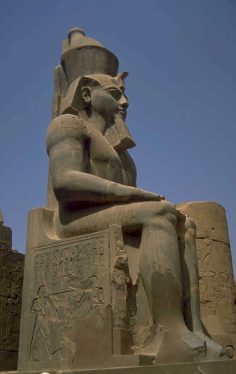 ramesses statue abu 1980s 1990s A4 Photo Print