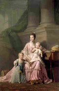 ramsay Queen Charlotte with her Two Eldest Sons Art A4 Photo Print