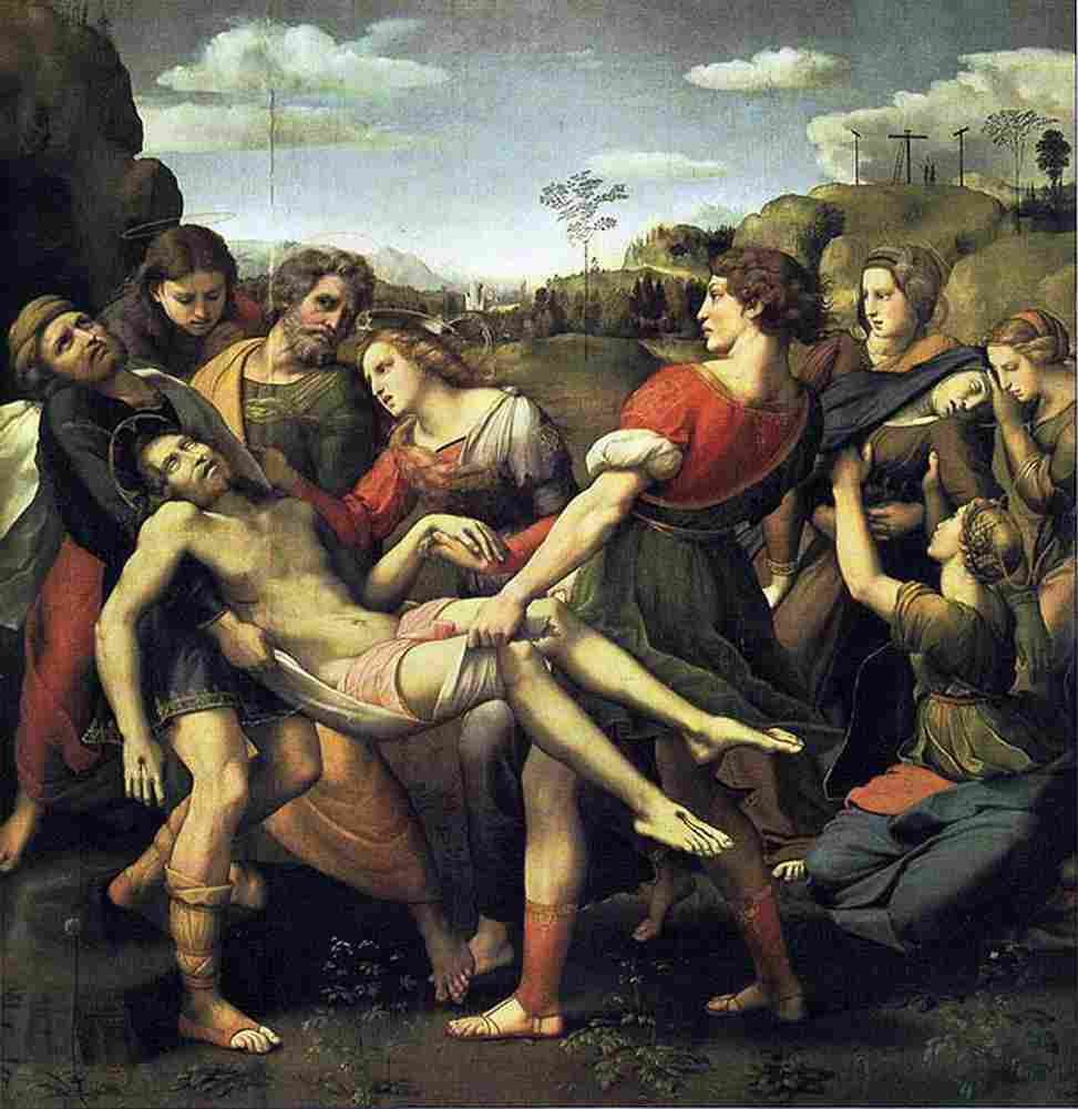 rap Entombment Raphael Art A4 Photo Print