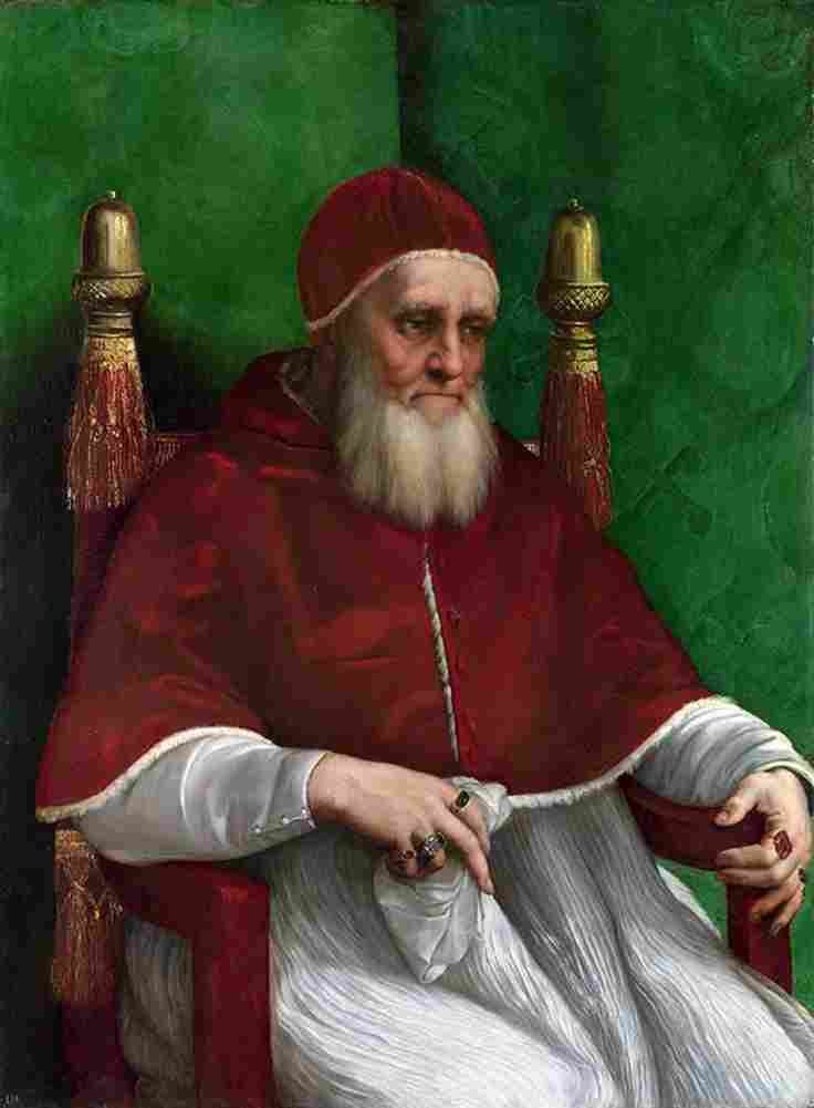 rap Pope Julius Two Art A4 Photo Print