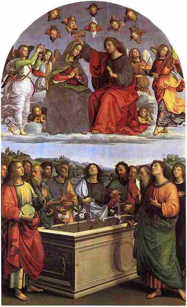 rap The Crowning of the Virgin Art A4 Photo Print