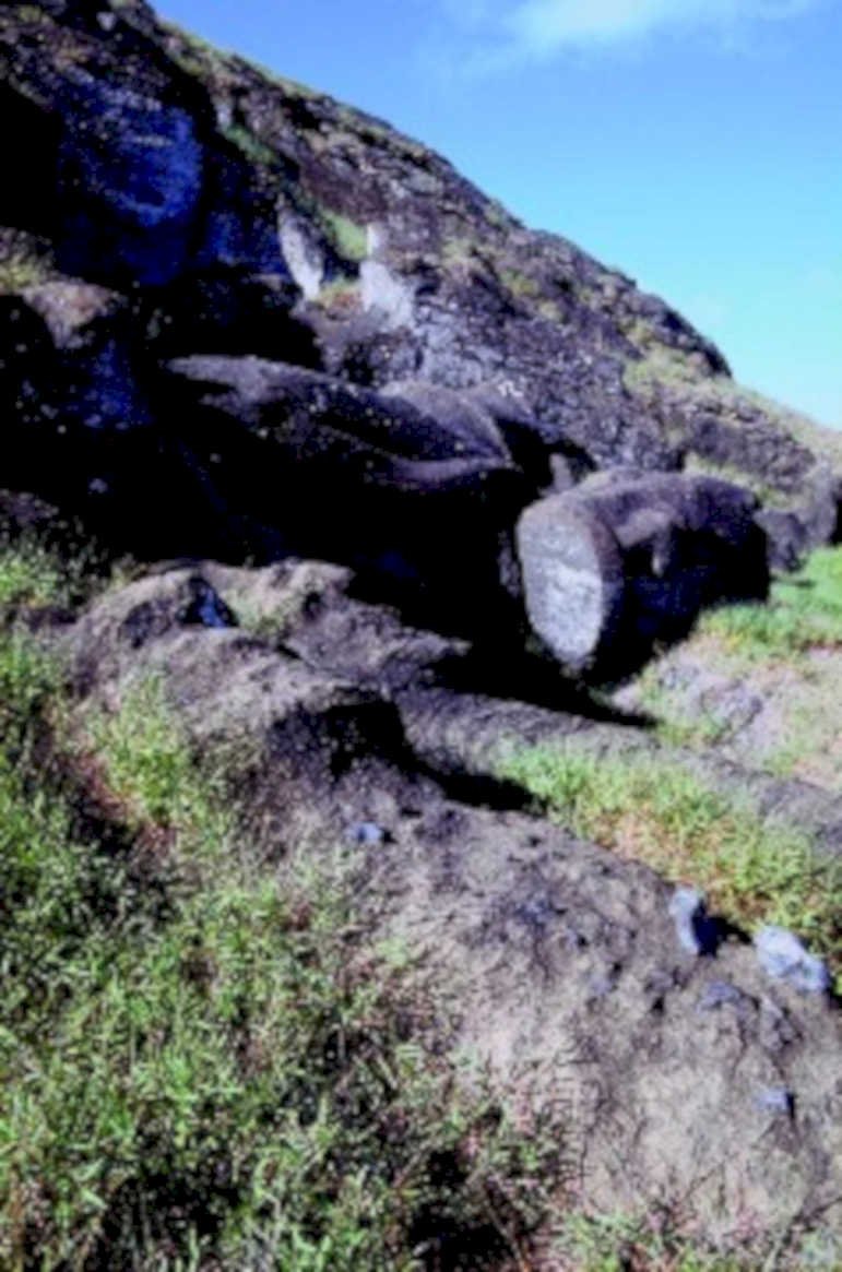 rapa moai statue1980s 1990s A4 Photo Print