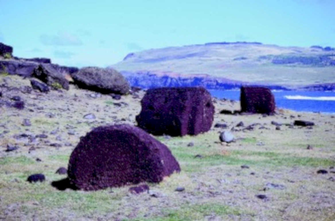 rapa nui moai 21980s 1990s A4 Photo Print