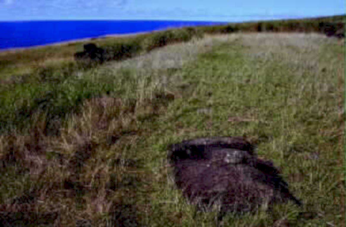 rapa nui moai 31980s 1990s A4 Photo Print