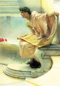 reading of Homer detail 2 Alma Tadema A4 Photo Print