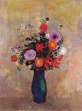 red Field Flowers Art A4 Photo Print