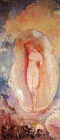 red The Birth of Venus Art A4 Photo Print