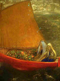 red The Yellow Sail Art A4 Photo Print