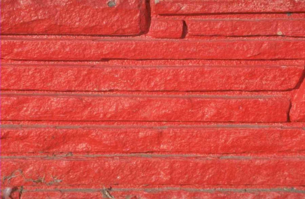 red brick wall 3 1980s 1990s A4 Photo Print